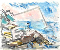 Morning scene by John Marin