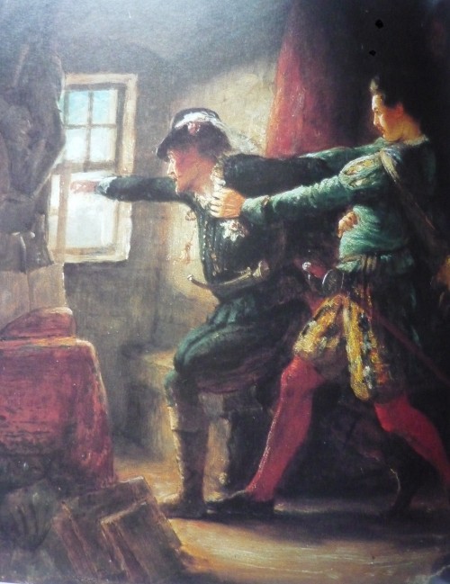 The struggle in the turret